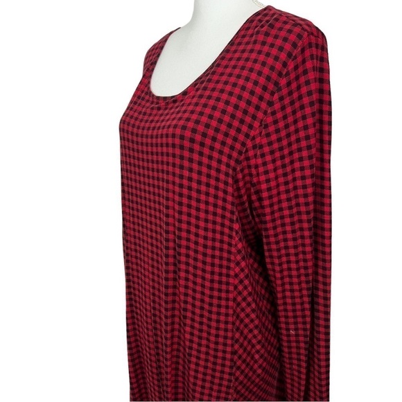 J. Jill Wearever Collection Women’s Pullover Tunic Top Sz XL Multi Colors LS - Picture 4 of 12